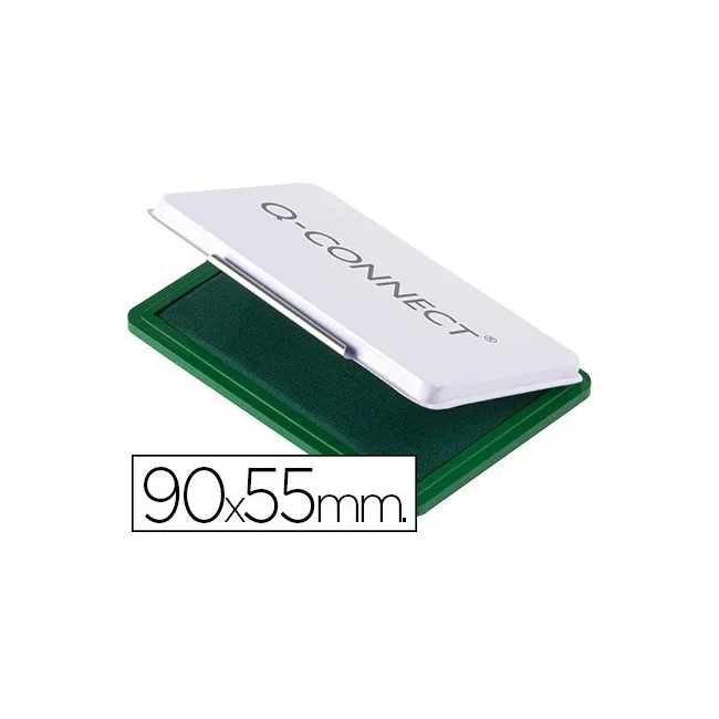 TAMPON Q-CONNECT N.3 90X55 MM VERDE