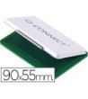 TAMPON Q-CONNECT N.3 90X55 MM VERDE
