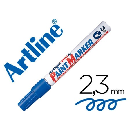 ROTULADOR ARTLINE MARCADOR PERMANENTE EK-400 XF AZUL -PUNTA REDONDA...