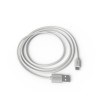 CABLE GROOVY USB-A A MICRO USB LONGITUD 1 MT COLOR BLANCO