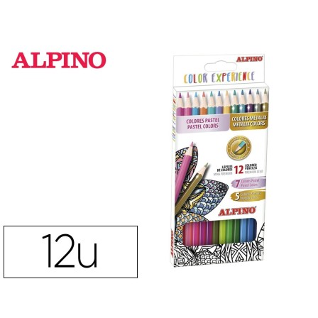LAPICES DE COLORES ALPINO EXPERIENCE MINA PREMIUM 3,3 MM SPECIAL CO...