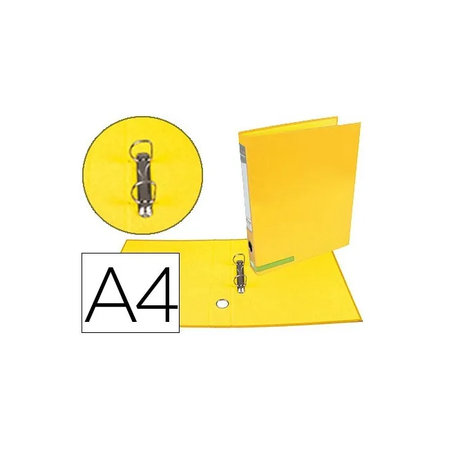 CARPETA DE 2 ANILLAS 25 MM MIXTAS LIDERPAPEL A4 FORRADO COLOR SYSTE...