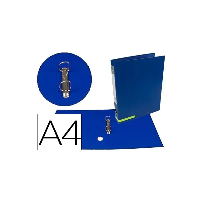 CARPETA DE 2 ANILLAS 25 MM MIXTAS LIDERPAPEL A4 FORRADO COLOR SYSTE...