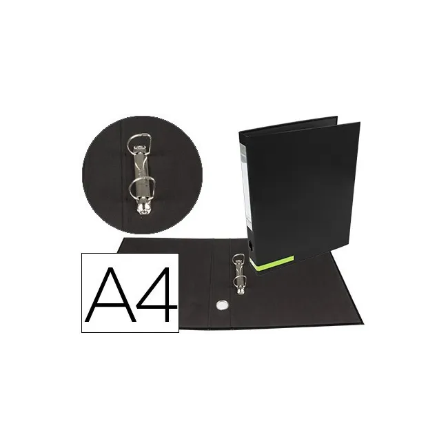 CARPETA DE 2 ANILLAS 25 MM MIXTAS LIDERPAPEL A4 FORRADO COLOR SYSTE...