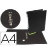 CARPETA DE 2 ANILLAS 25 MM MIXTAS LIDERPAPEL A4 FORRADO COLOR SYSTE...