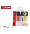 ROTULADOR STABILO BOSS FLUORESCENTE 70 PASTEL ESTUCHE DE 4 UNIDADES...