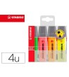 ROTULADOR STABILO BOSS FLUORESCENTE 70 ESTUCHE DE 4 UNIDADES COLORE...