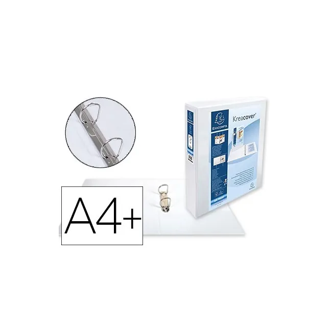 CARPETA EXACOMPTA CANGURO 2 ANILLAS 40 MM DIN A4+ CARTON FORRADO PO...