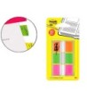 BANDERITAS SEPARADORAS POST-IT INDEX 680 NARANJA LIMA Y ROSA DISPEN...