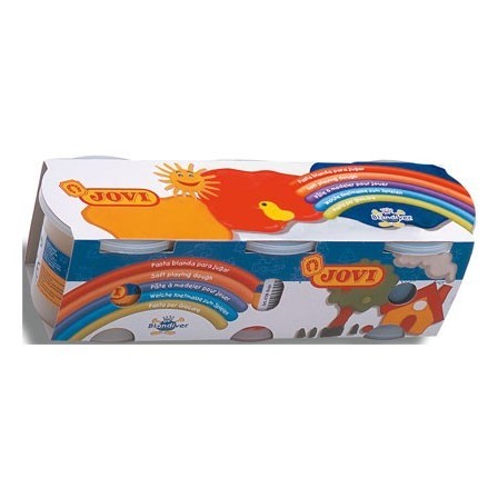 PASTA BLANDIVER 403 -ROJO AMARILLO AZUL -CAJA CON 3 BOTES JOVI