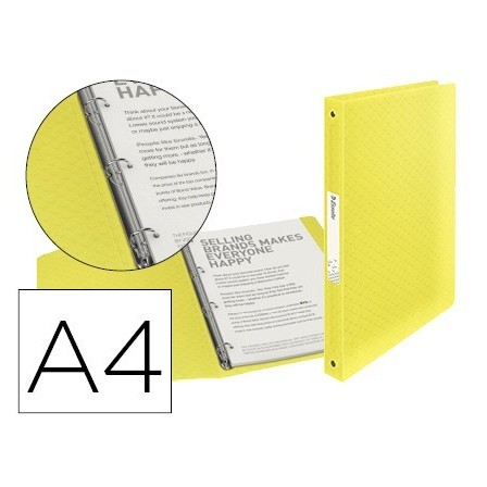 CARPETA ESSELTE 4 ANILLAS 25 MM DIN A4 COLOUR ICE POLIPROPILENO COL...