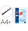 CARPETA EXACOMPTA CANGURO 4 ANILLAS 40 MM DIN A4+ CARTON FORRADO PO...