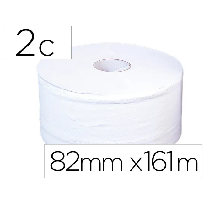 PAPEL HIGIENICO JUMBO 2/C BLANCO-MANDRIL DE 62,5 MM -PARA DISPENSAD...