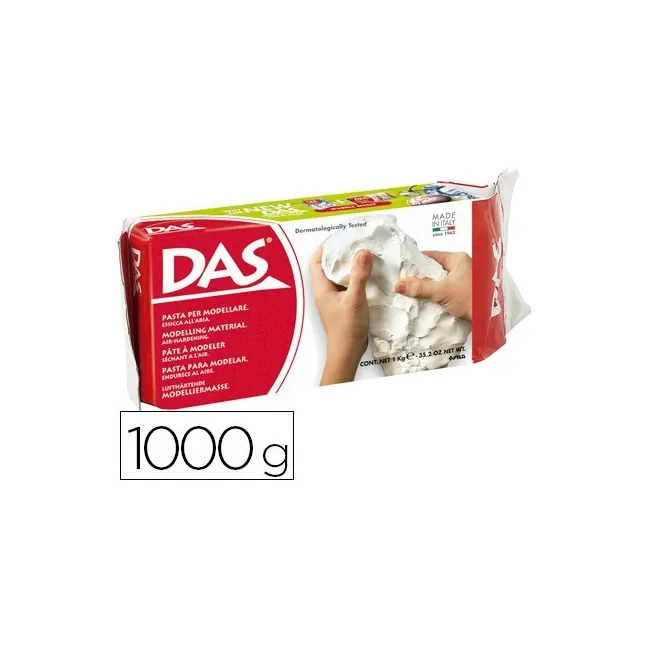 PASTA DAS BLANCA PARA MODELAR SECA SIN COCCION 1000 GR