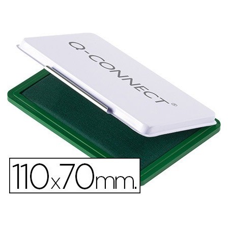 TAMPON Q-CONNECT N.2 110X70 MM VERDE
