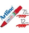 ROTULADOR ARTLINE MARCADOR PERMANENTE 100 ROJO -PUNTA BISELADA