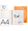 CARPETA LIDERPAPEL ESCAPARATE CON ESPIRAL 10 FUNDAS POLIPROPILENO D...
