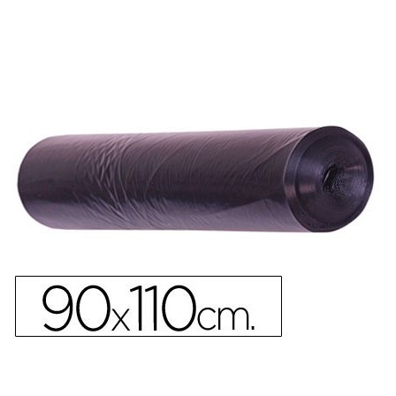 SACO BASURA NEGRO 90X110 GALGA 200 -ROLLO DE 10 UNIDADES