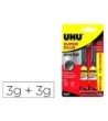 PEGAMENTO UHU INSTANTANEO GEL 3 GR + 3 GR GRATIS