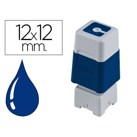 SELLO AUTOMATICO BROTHER 12 MM X 12 MM AZUL