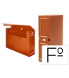 CAJA ARCHIVO DEFINITIVO PLASTICO LIDERPAPEL MARRON TAMAÑO 36X26X10 CM
