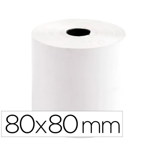ROLLO SUMADORA TERMICO Q-CONNECT 80 MM ANCHO X 80 MM DIAMETRO