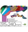 BLOC TRABAJOS MANUALES LIDERPAPEL CARTULINA METALIZADA 240X315MM 10...