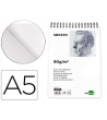 BLOC DIBUJO LIDERPAPEL ESBOZOS ESPIRAL A5 148X210MM 100 HOJAS 90G/M...