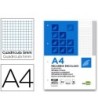 BLOC ENCOLADO LIDERPAPEL CUADRO 5MM GRIS A4 NATURAL 100 HOJAS 70 G/M2