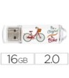 MEMORIA USB TECH ON TECH FLASH DRIVE 16 GB 2.0 BE BIKE