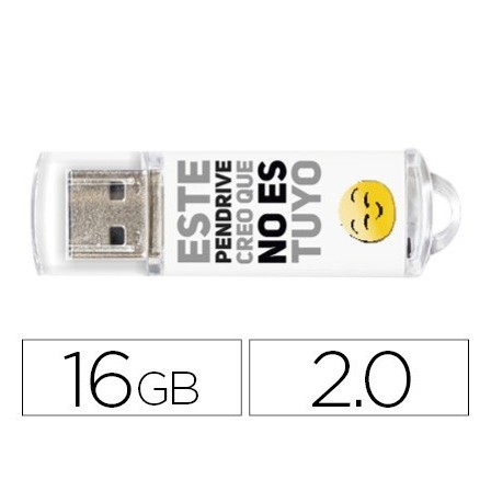MEMORIA USB TECH ON TECH FLASH DRIVE 16 GB 2.0 NO ES TUYO