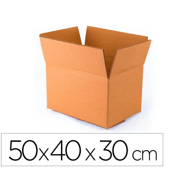 CAJA PARA EMBALAR Q-CONNECT FONDO AUTOMATICO MEDIDAS 500X400X300 MM...
