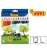LAPICES DE COLORES JOVI MAXI TRIANGULARES ESTUCHE DE 12 COLORES SUR...