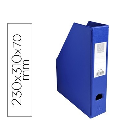 REVISTERO EXACOMPTA PVC LOMO 70MM COLOR AZUL 230X310X70 MM