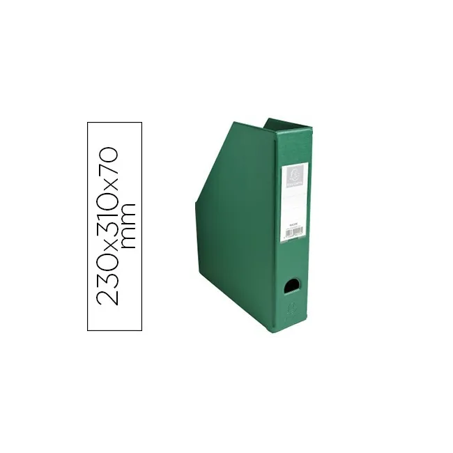 REVISTERO EXACOMPTA PVC LOMO 70MM COLOR VERDE 230X310X70 MM