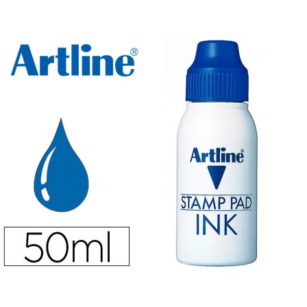 TINTA TAMPON ARTLINE AZUL -FRASCO DE 50 CC