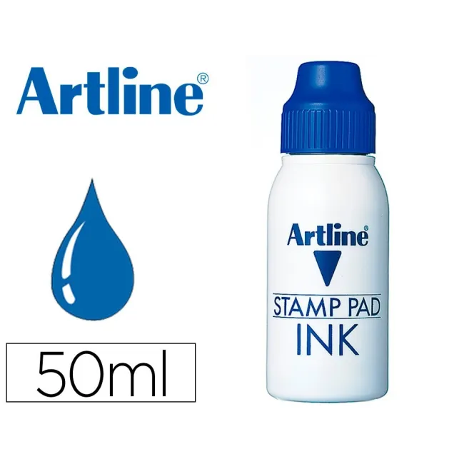 TINTA TAMPON ARTLINE AZUL -FRASCO DE 50 CC