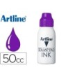 TINTA TAMPON ARTLINE VIOLETA -FRASCO DE 50 CC