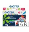 ROTULADOR GIOTTO DECOR TEXTILE PARA CAMISETAS 6 COLORES