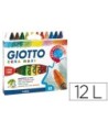 LAPICES CERA GIOTTO MAXI CAJA DE 12 COLORES