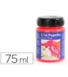 PINTURA ACRILICA LA PAJARITA F-03 ROJO AMAPOLA FLUORESCENTE 75ML