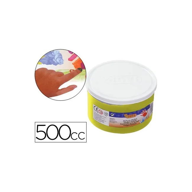 PINTURA A DEDOS JOVI 500 CC -AMARILLO