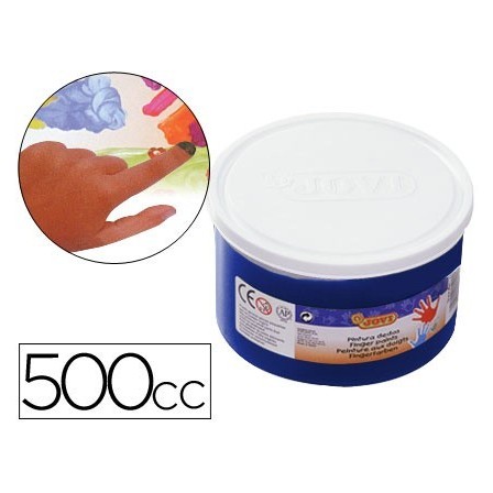 PINTURA A DEDOS JOVI 500 CC -AZUL