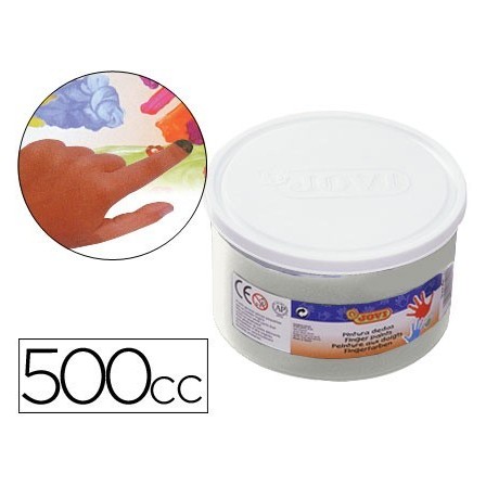 PINTURA A DEDOS JOVI 500 CC -BLANCO