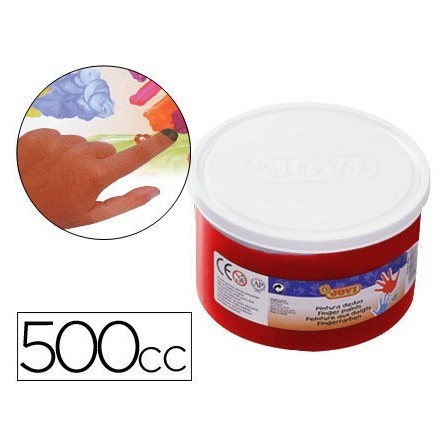 PINTURA A DEDOS JOVI 500 CC -ROJO