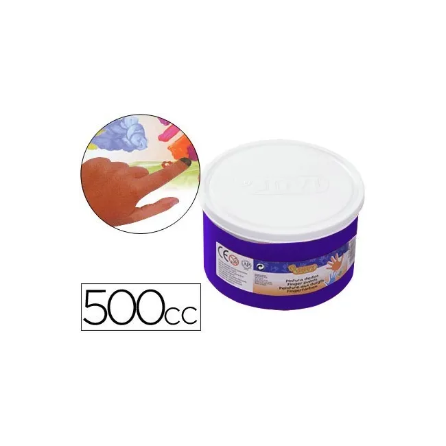 PINTURA A DEDOS JOVI 500 CC VIOLETA
