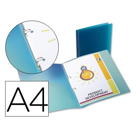 CARPETA LIDERPAPEL 2 ANILLAS REDONDAS MINI 15 MM 49072 POLIPROPILEN...