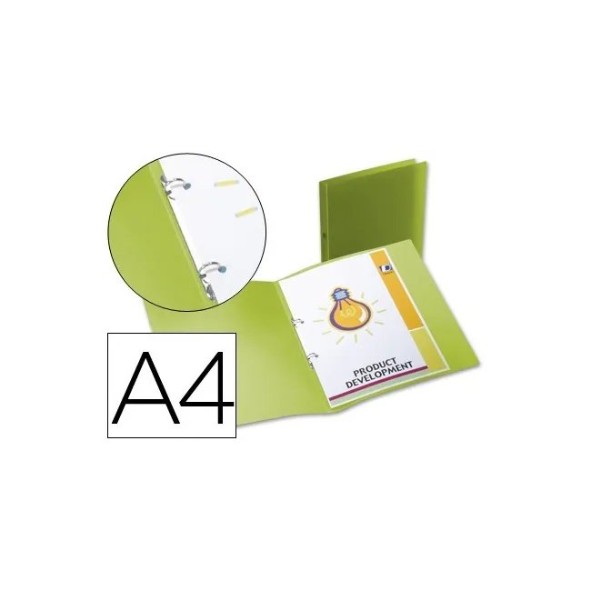 CARPETA LIDERPAPEL 2 ANILLAS REDONDAS MINI 15 MM 49073 POLIPROPILEN...