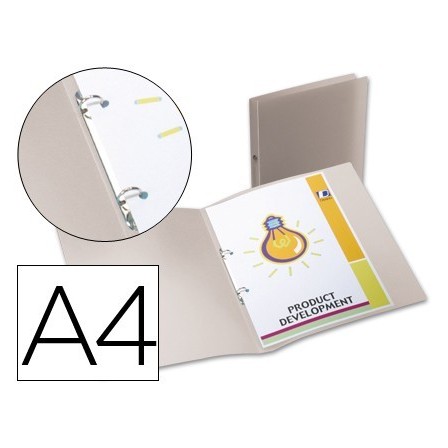 CARPETA LIDERPAPEL 2 ANILLAS REDONDAS MINI 15 MM 49074 POLIPROPILEN...