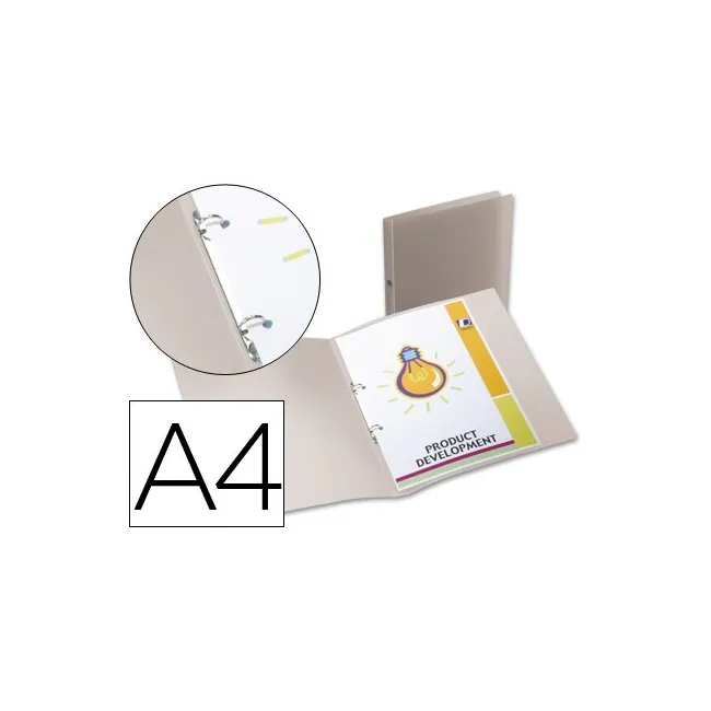 CARPETA LIDERPAPEL 2 ANILLAS REDONDAS MINI 15 MM 49074 POLIPROPILEN...
